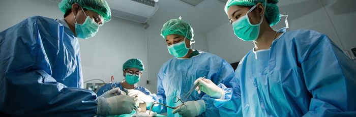 Surgical team in the OR